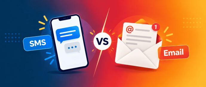 SMS marketing versus email marketing comparison