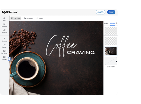 Create templates for MMS messages