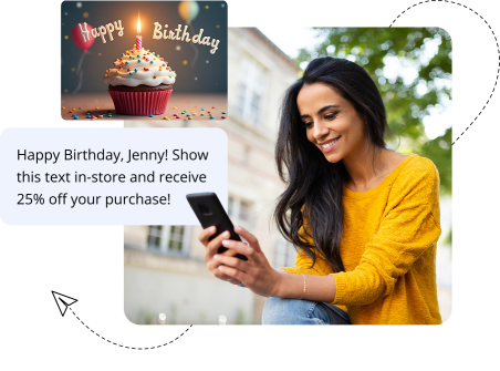 Customers respond to MMS messaging