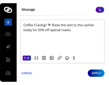 Plan your text messages