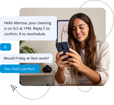 Reminders text conversations EZ Texting