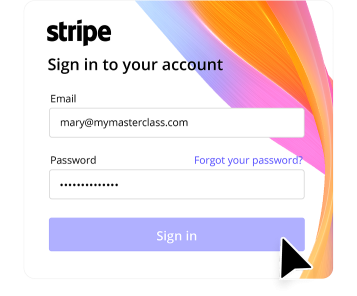 Sign in with Stripe to connect to texting