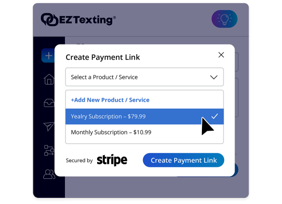 Text to pay with EZ Texting