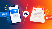 SMS marketing versus email marketing comparison