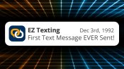 Thumbnail - First Text Message Ever Sent